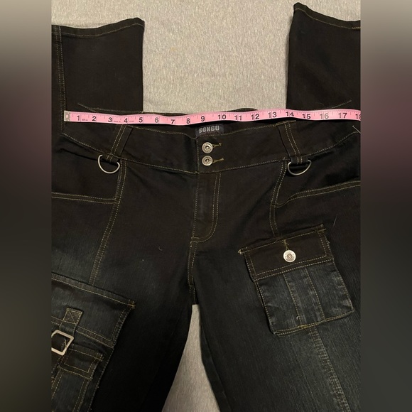 Bongo Wide Leg Cargo Jeans - Picture 4 of 8